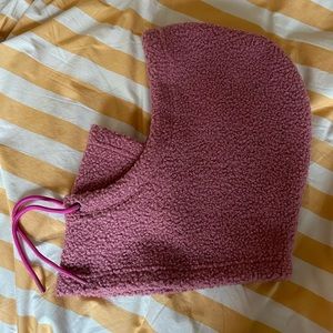 Land’s End mauve pink balaclava